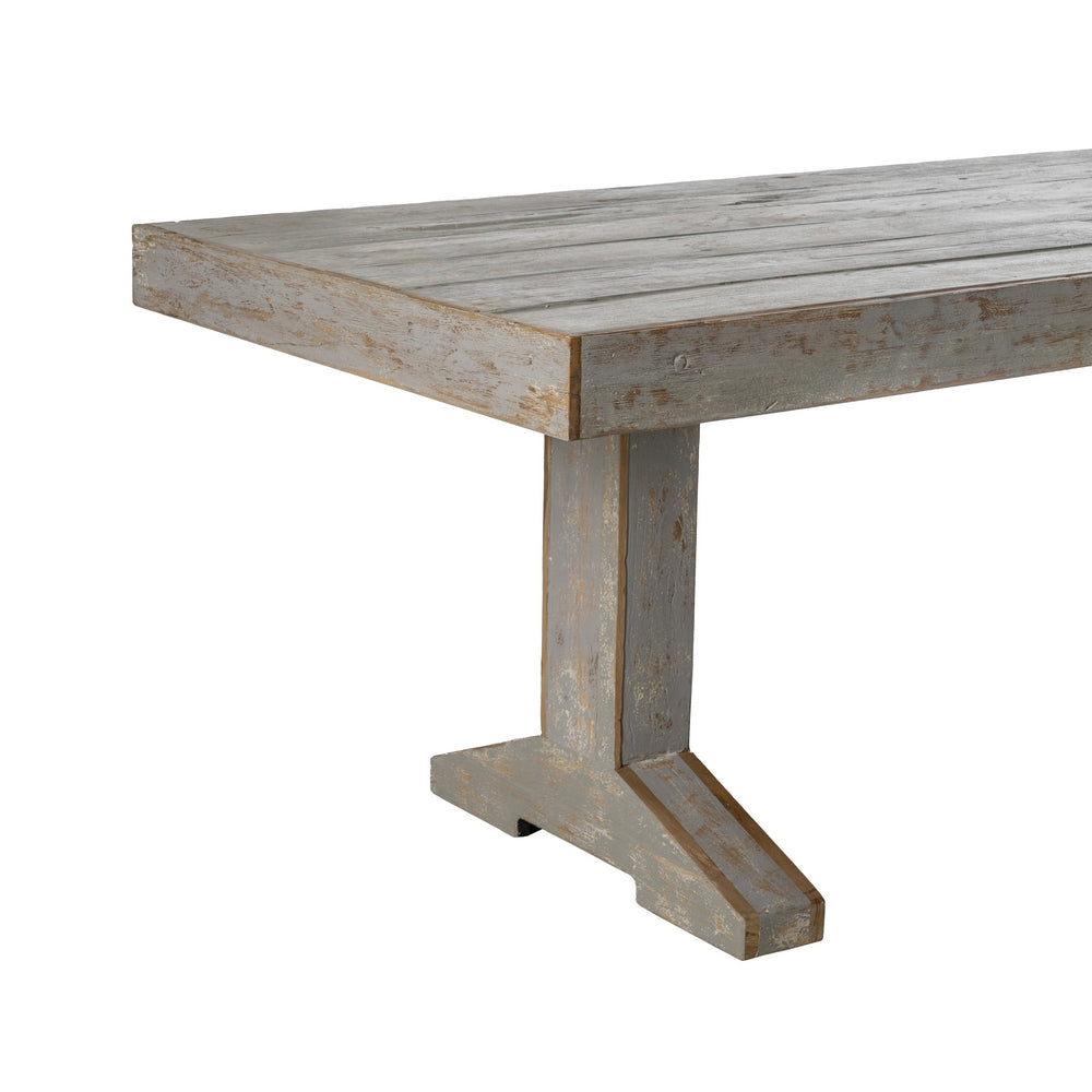 Mesa de comedor de madera reciclada