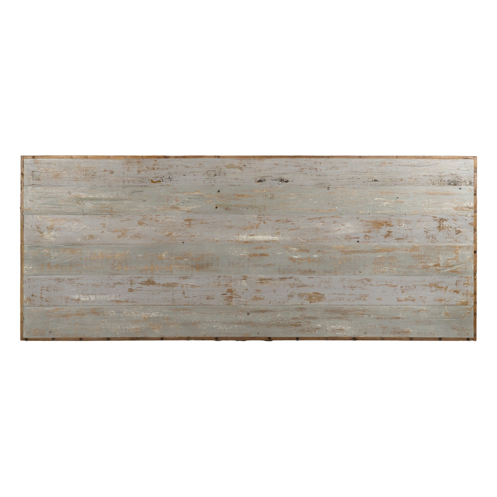 Mesa de comedor de madera reciclada