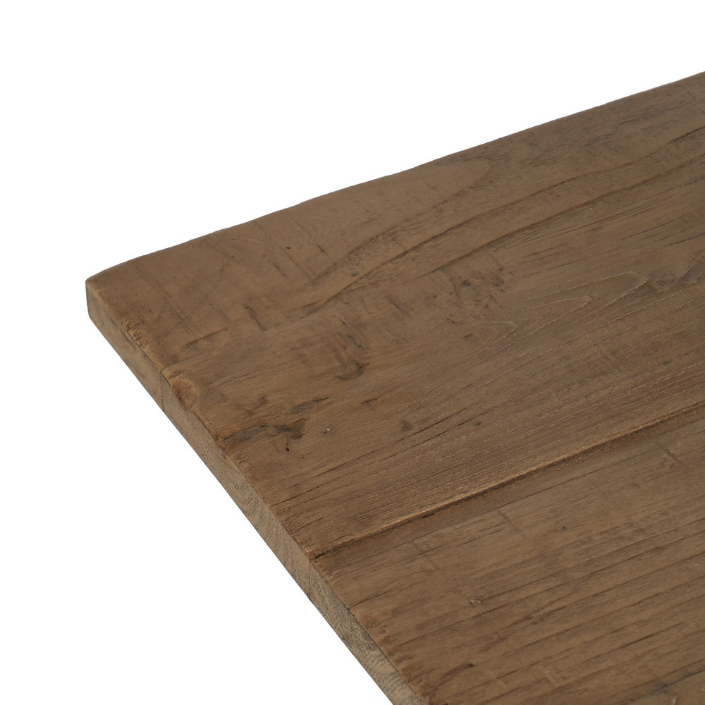 Mesa de comedor de roble recuperado