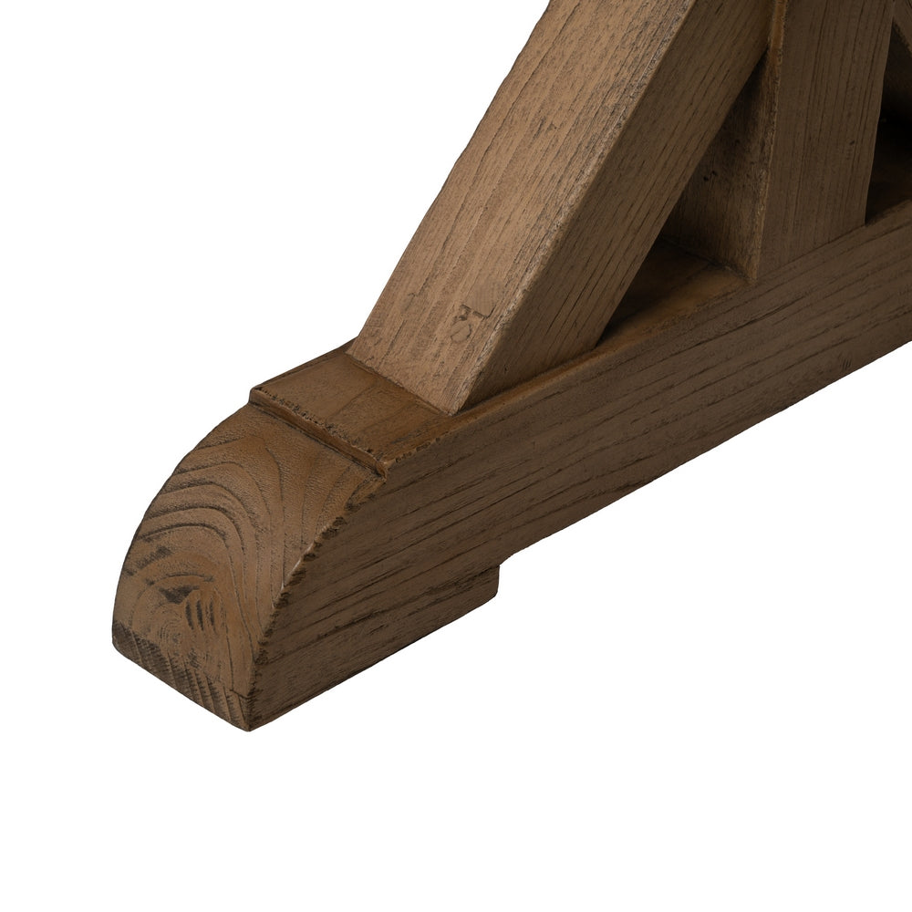 Mesa de comedor de roble recuperado