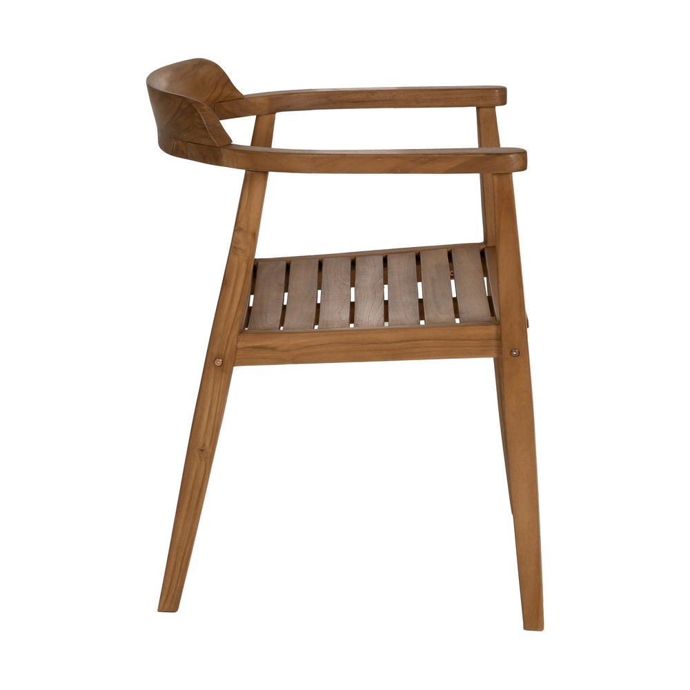 SILLA MADERA TECA.