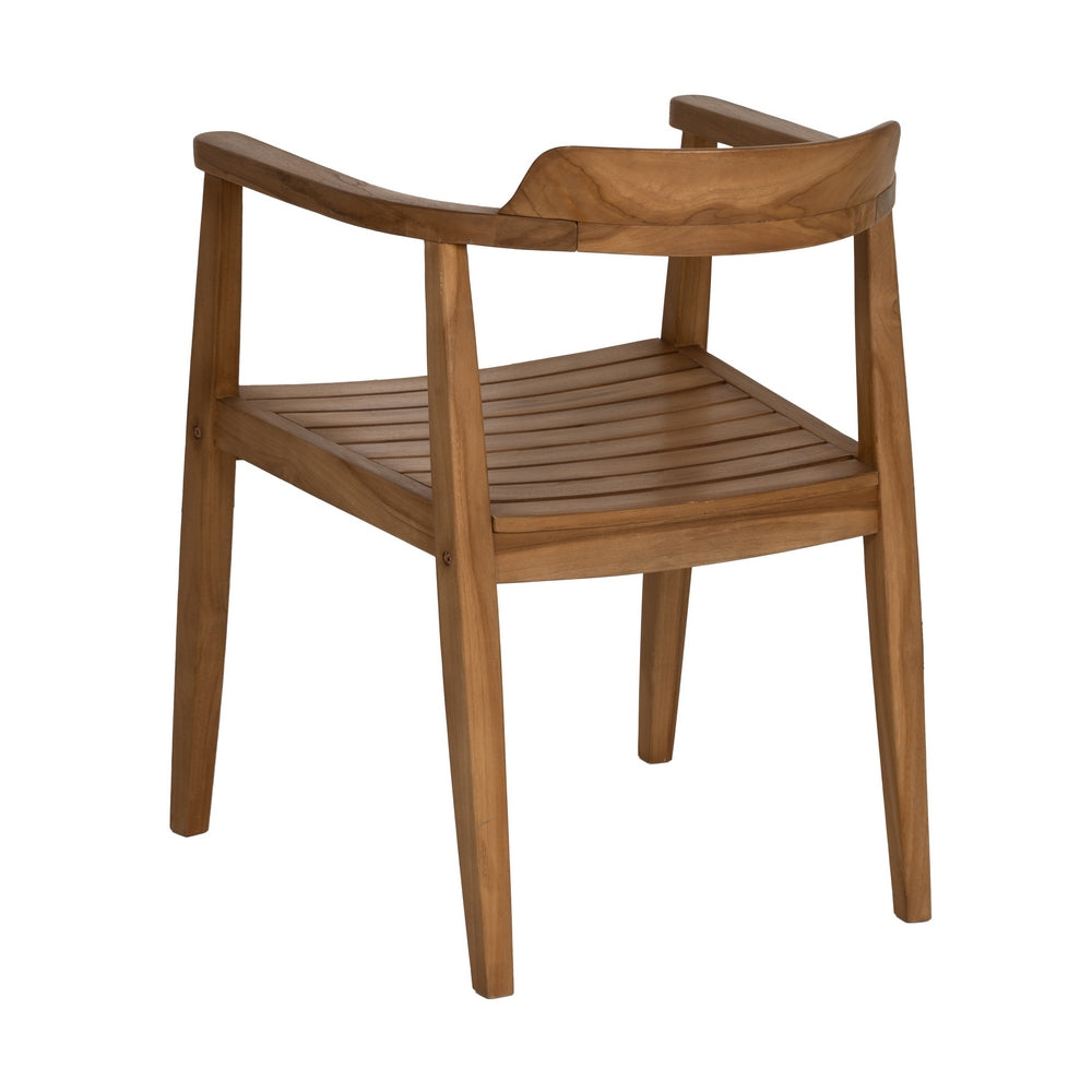 SILLA MADERA TECA.