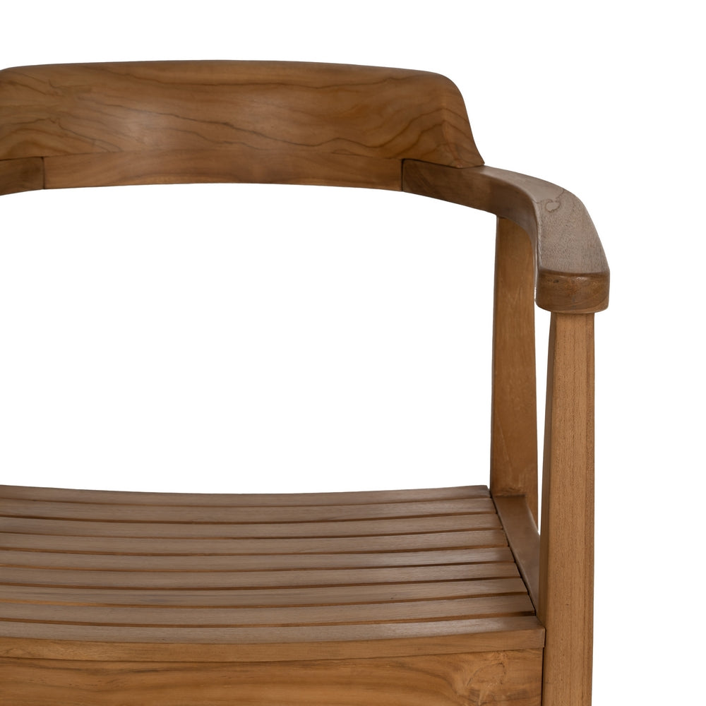 SILLA MADERA TECA.