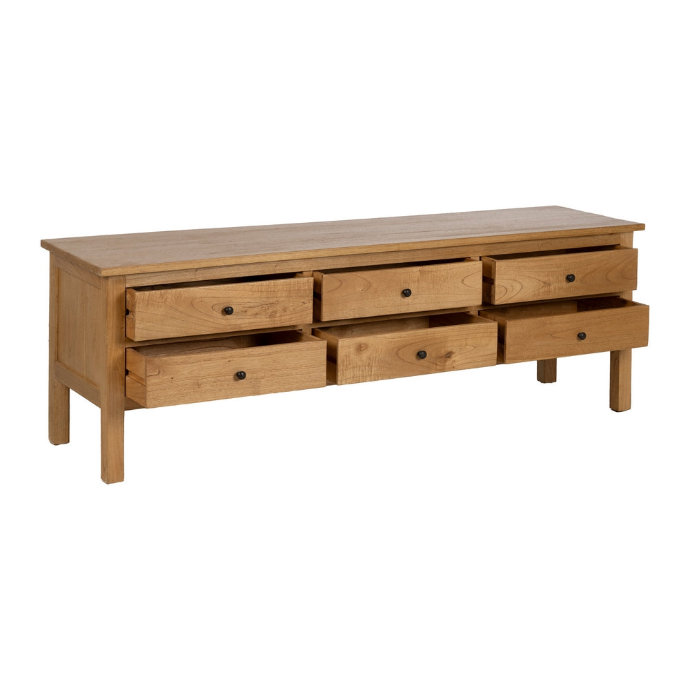 MUEBLE TV MADERA NATURAL MINDI