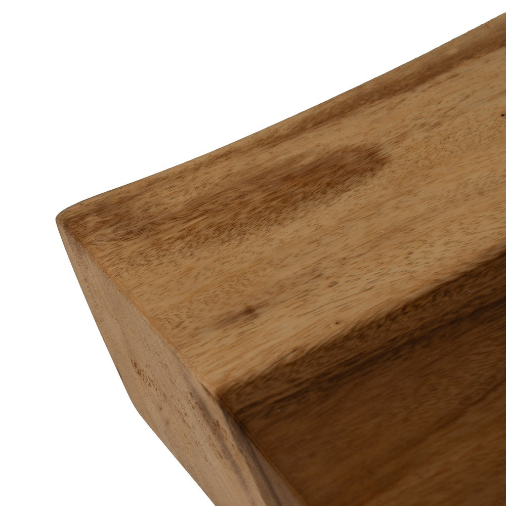 MESA CENTRO NATURAL MADERA-HIERRO