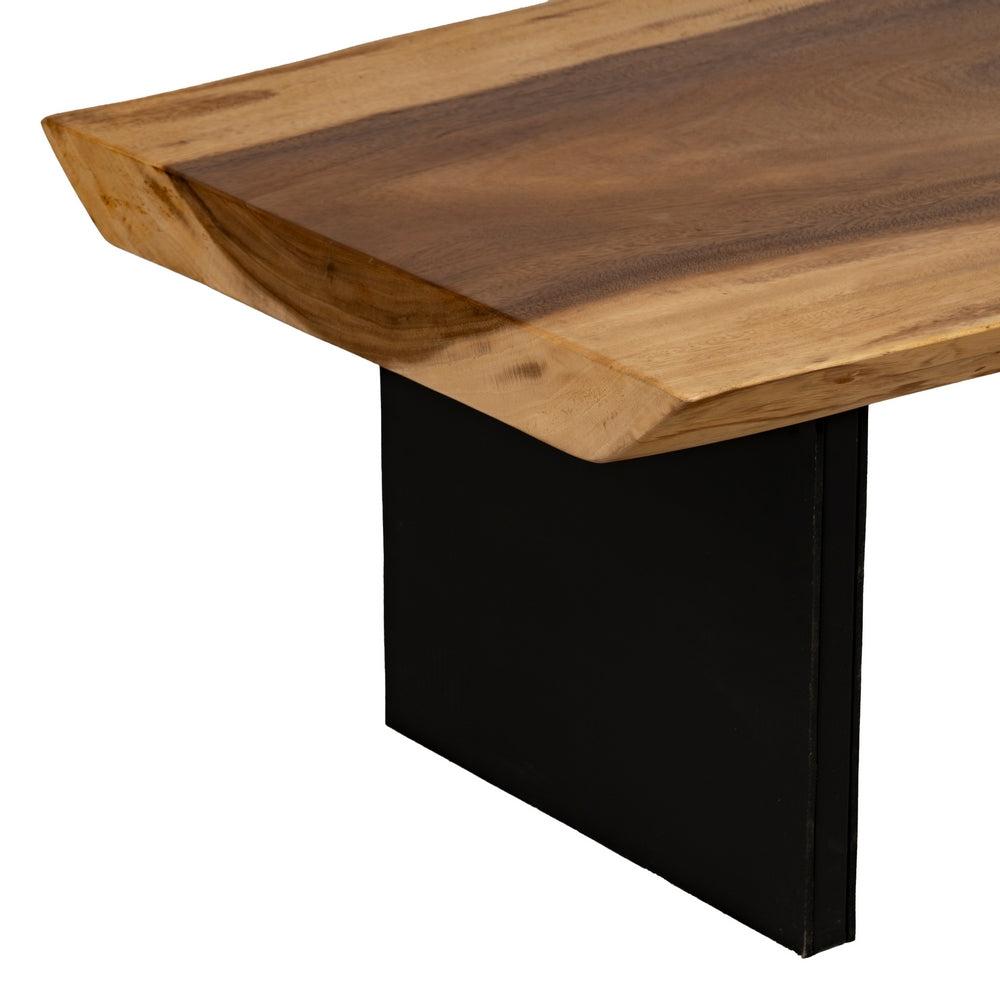 MESA CENTRO NATURAL MADERA-HIERRO