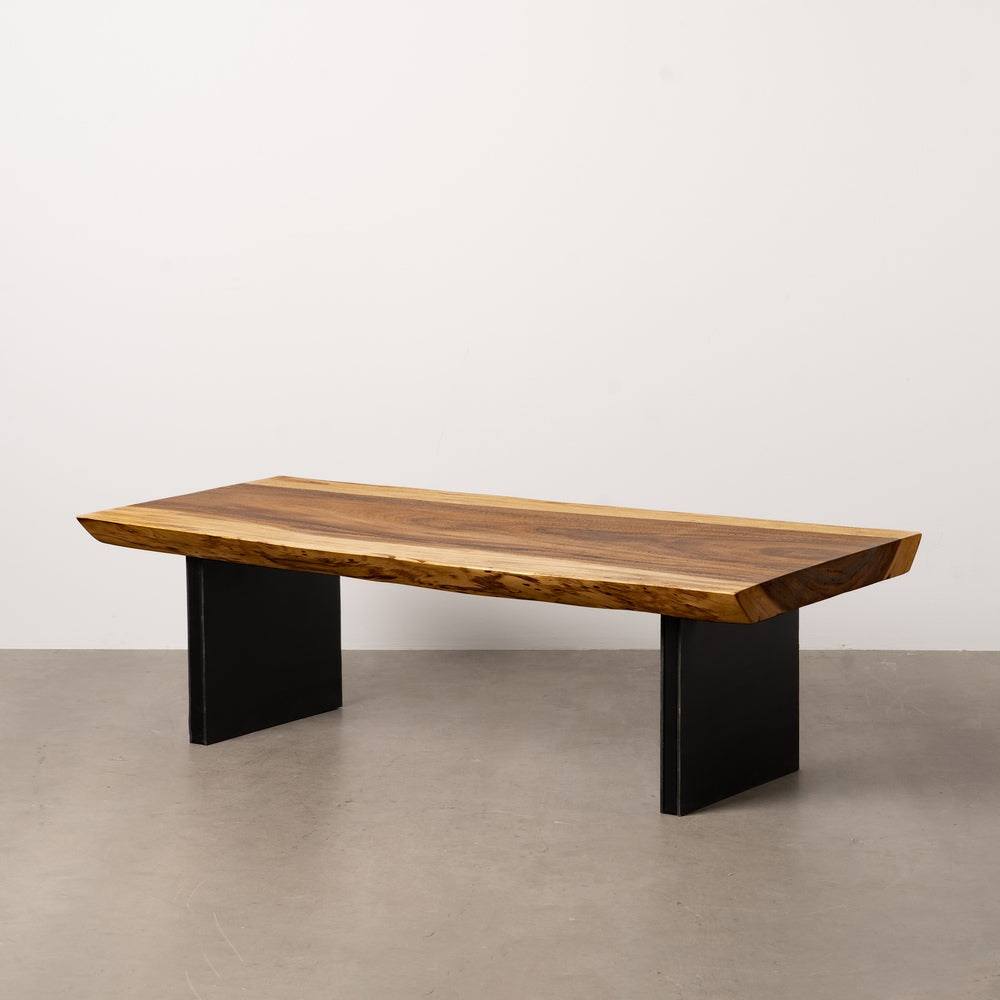 MESA CENTRO NATURAL MADERA-HIERRO