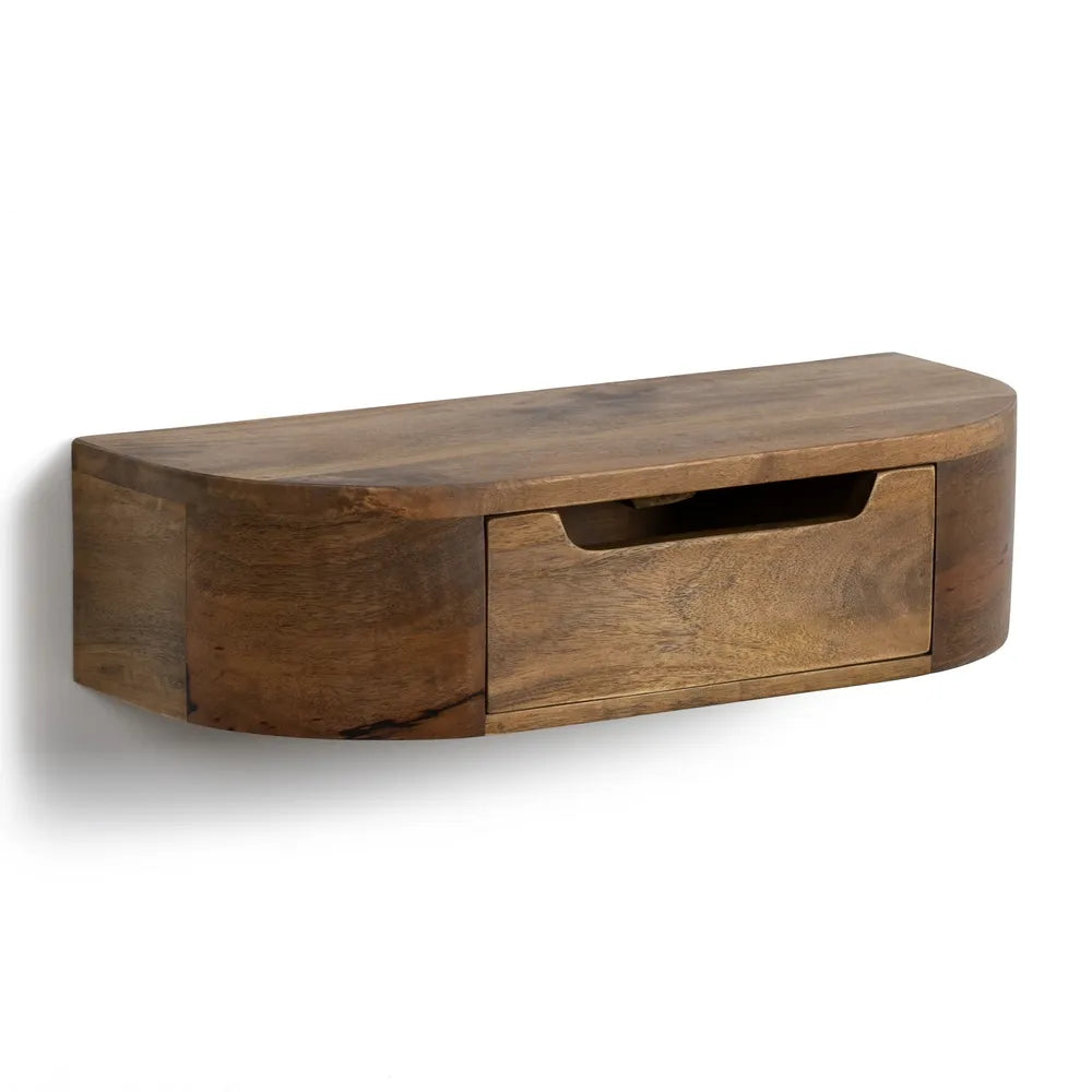 Mesita Flotante de Madera de Mango