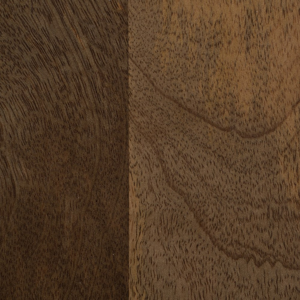 Mesita flotante de madera de mango con cajón.