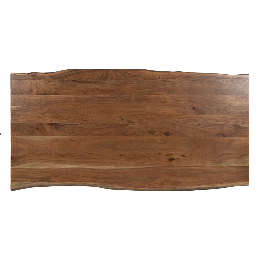 MESA COMEDOR MARRÓN MADERA DE ACACIA