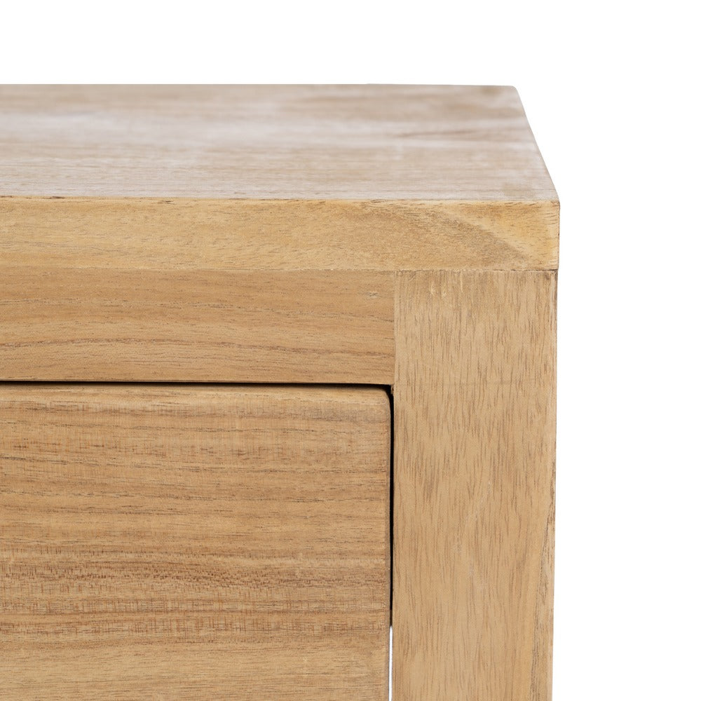 Consola Natural de Madera de Mindi