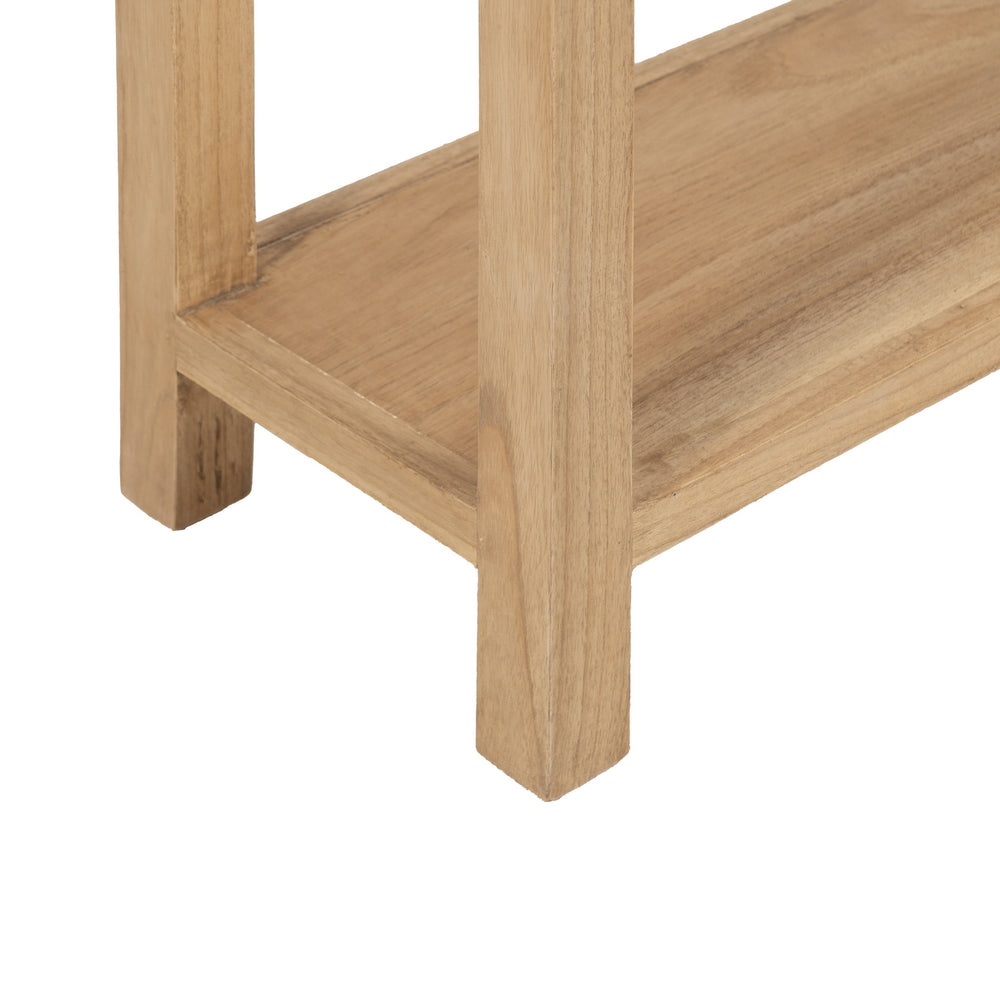 Consola Natural de Madera de Mindi