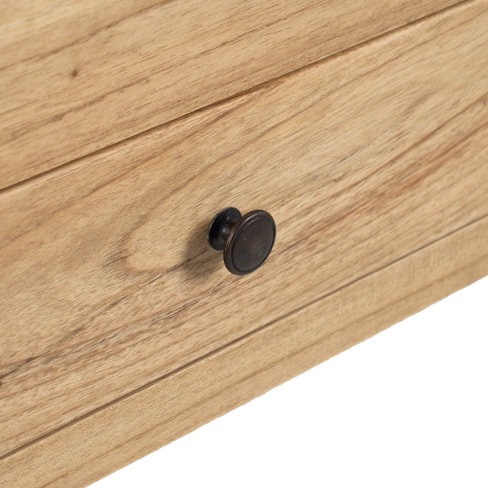 Mueble Auxiliar Natural de Madera de Mindi