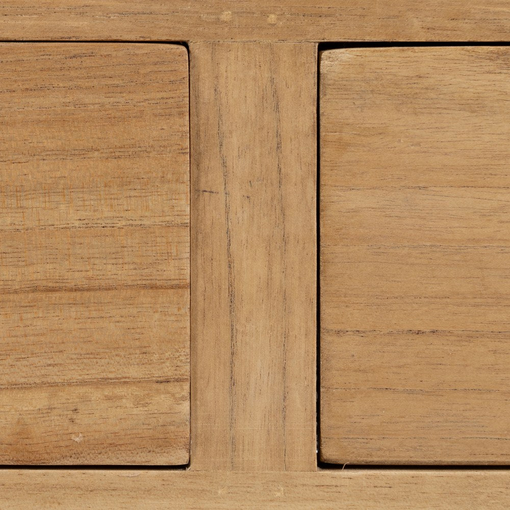 Mueble Auxiliar Natural de Madera de Mindi