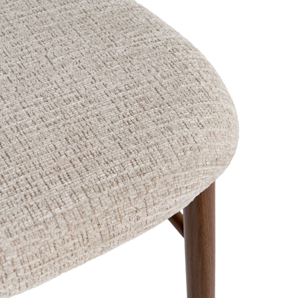TABURETE 75CM BEIGE TEJIDO-METAL