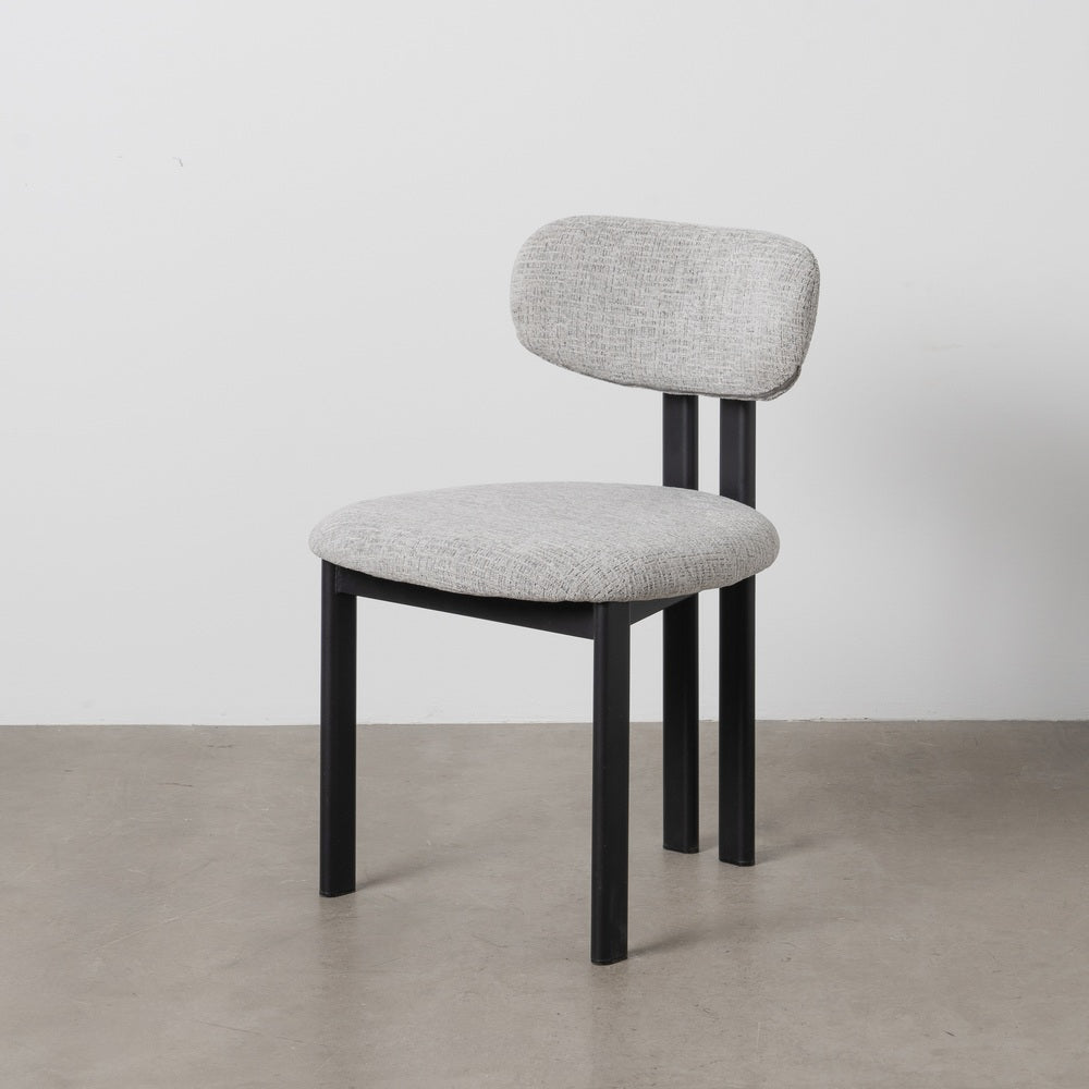 SILLA GRIS TEJIDO-METAL