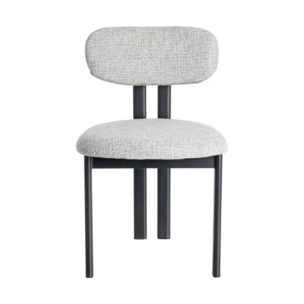 SILLA GRIS TEJIDO-METAL