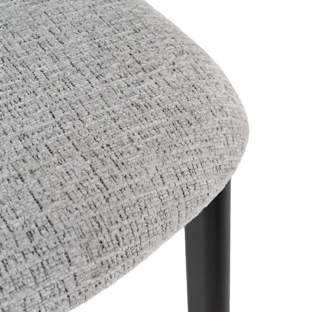 SILLA GRIS TEJIDO-METAL