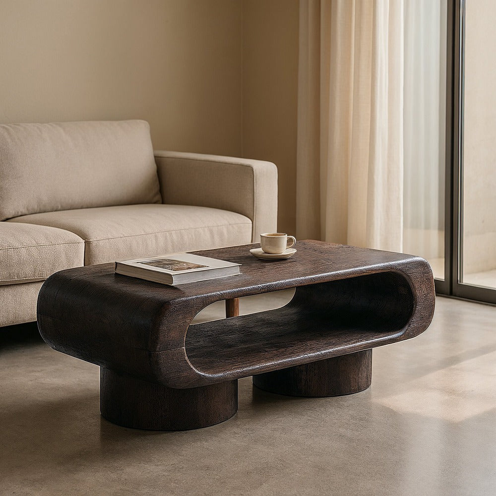 MESA CENTRO MADERA DE MANGO
