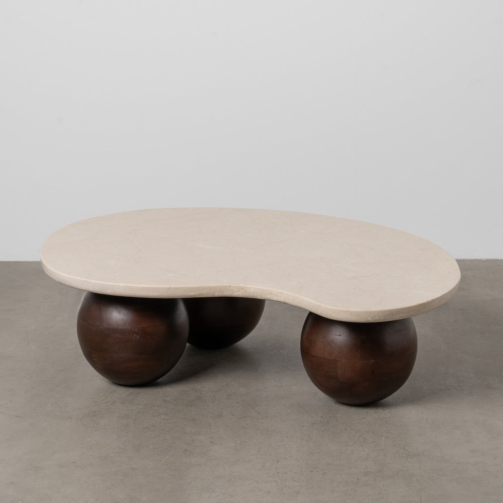 MESA CENTRO MÁRMOL/MADERA SALÓN