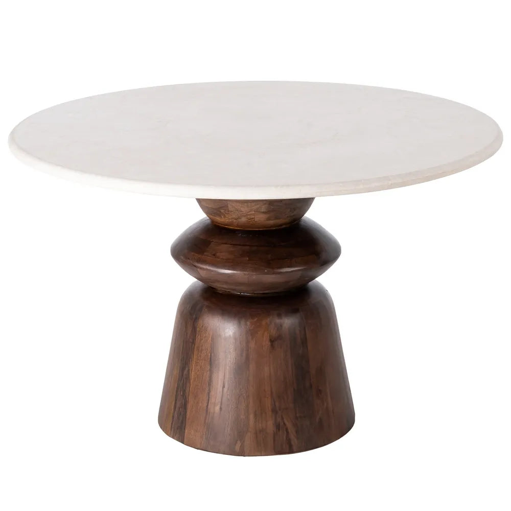MESA COMEDOR MÁRMOL/MADERA SALÓN.