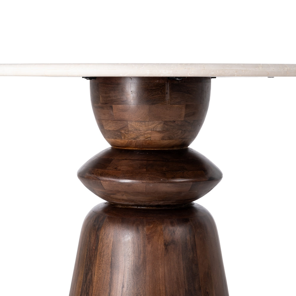 MESA COMEDOR MÁRMOL/MADERA SALÓN.