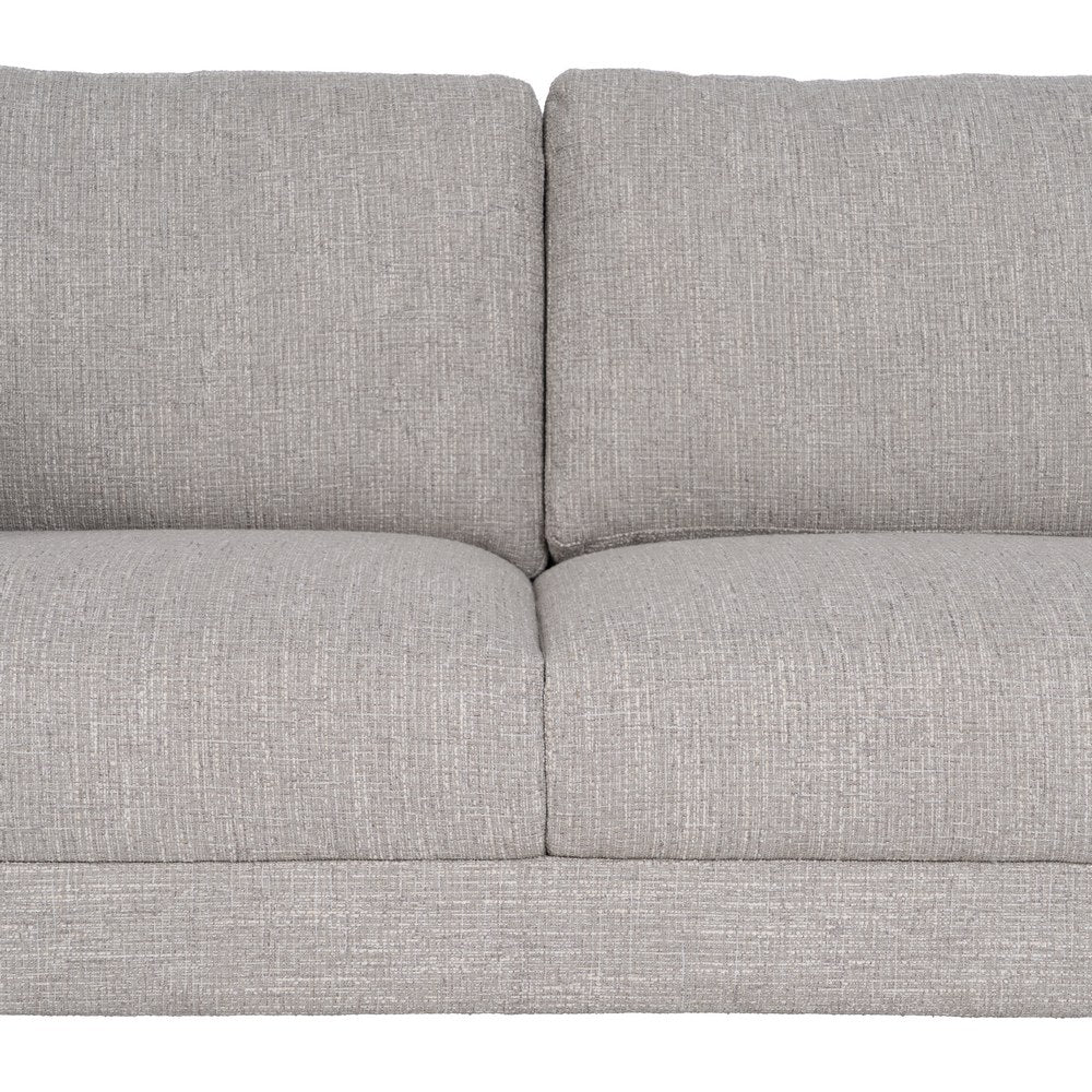 SOFÁ CHAISE LONGUE GRIS TEJIDO-MADERA
