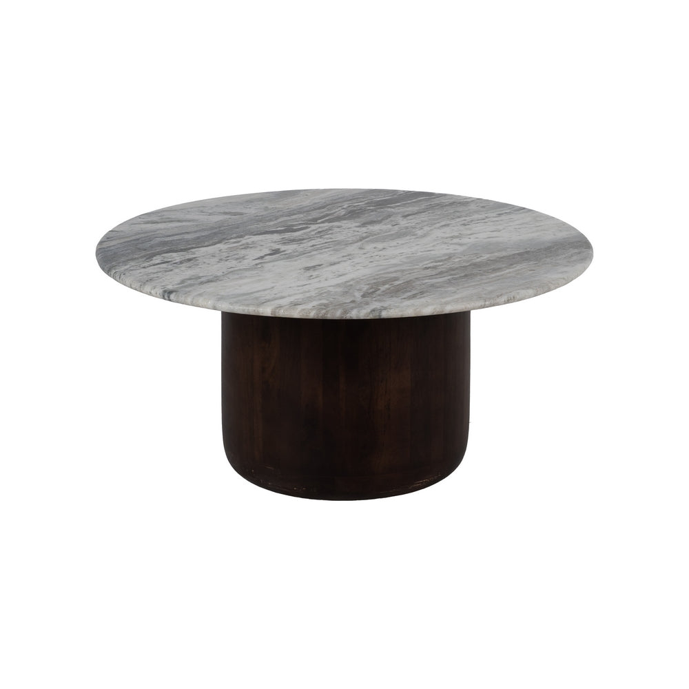 S/2 MESA CENTRO MADERA-MÁRMOL SALÓN