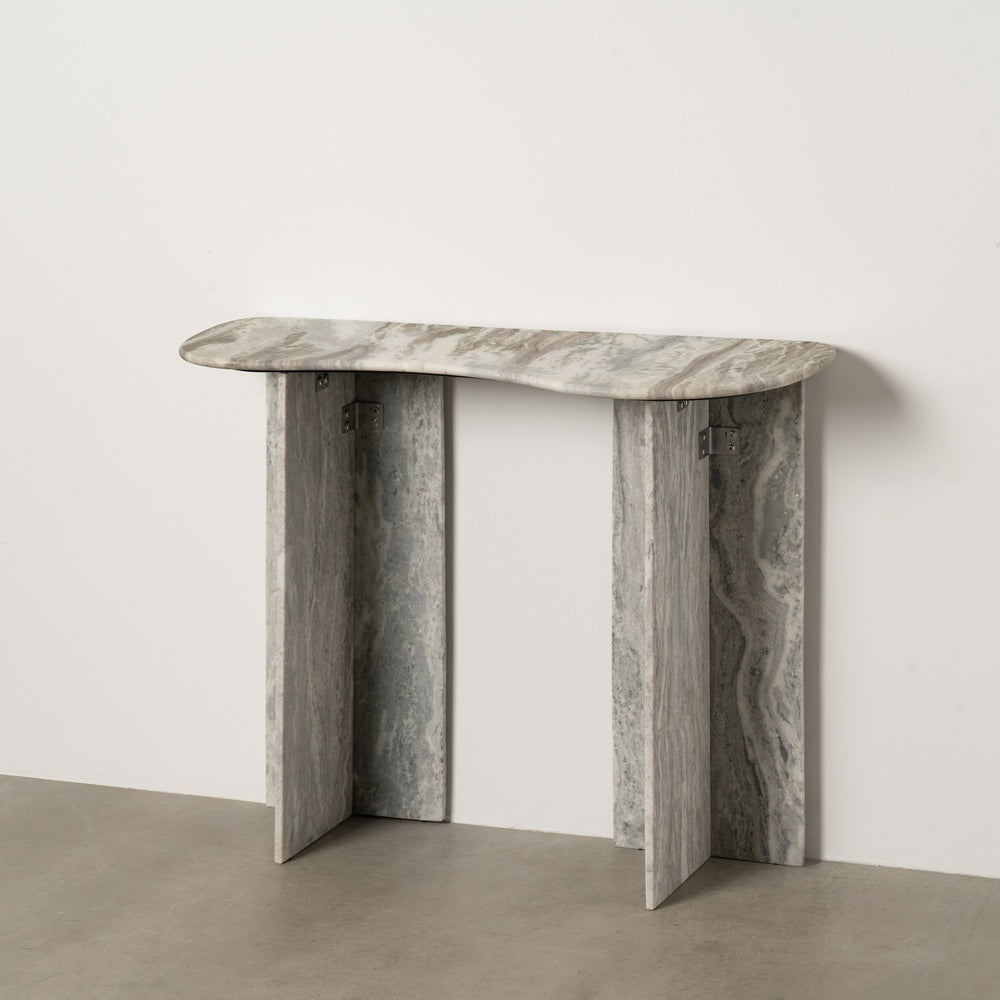 Consola de mármol gris – 100 cm