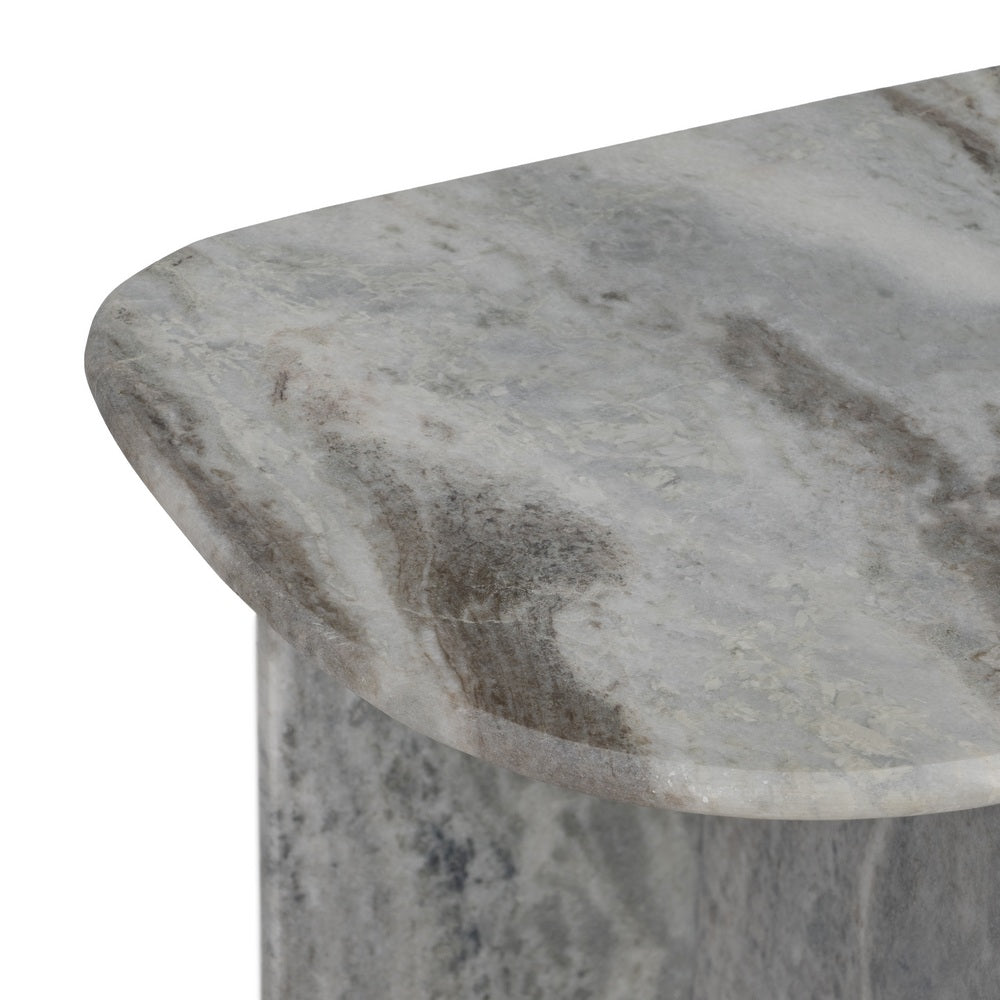 Consola de mármol gris – 100 cm