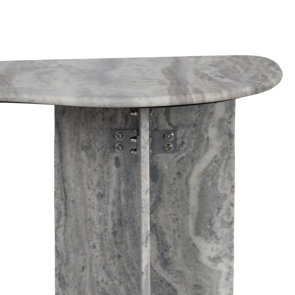 Consola de mármol gris – 100 cm