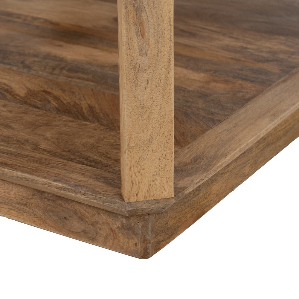 Mesa de Centro Rectangular de Madera de Mango