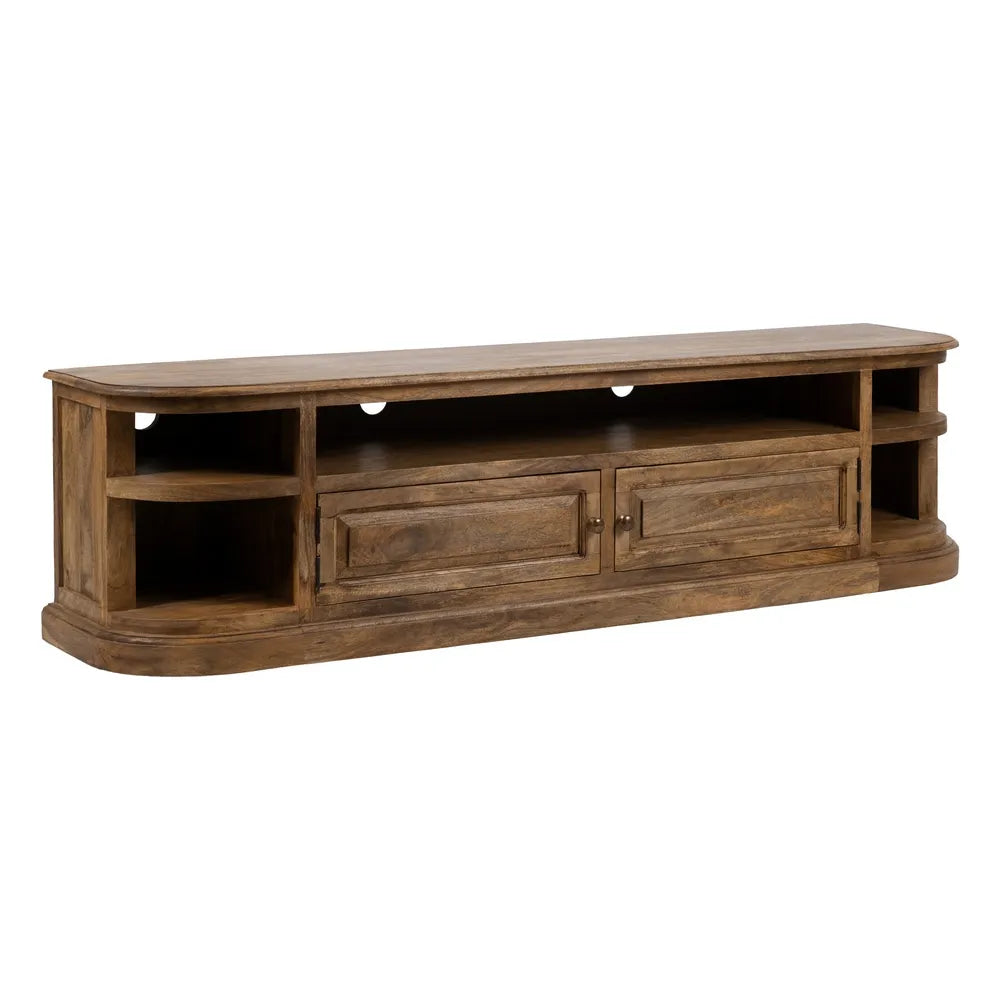 Mueble de TV de Madera de Mango Natural
