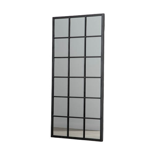 Espejo de madera negro – 180 cm