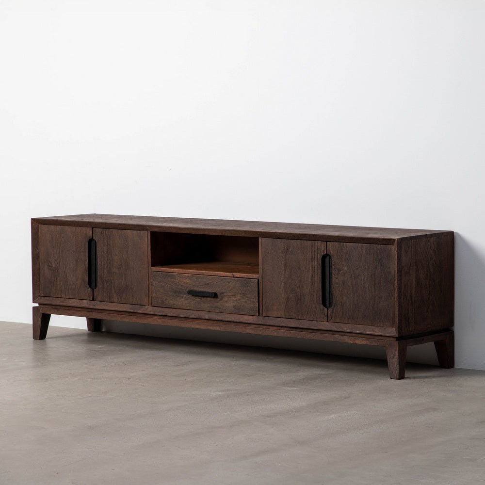 Mueble TV de madera de mango marrón – 200 cm