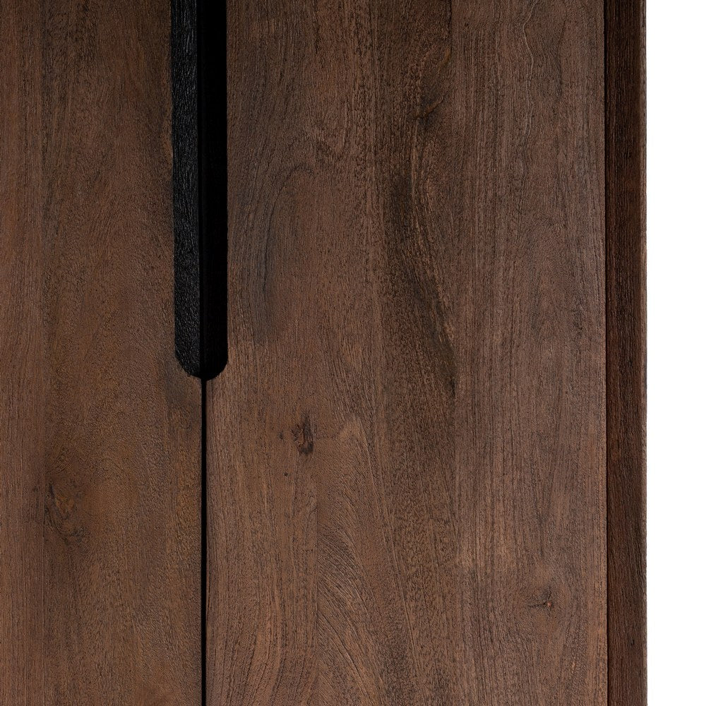 Armario de madera de mango marrón – 200 cm