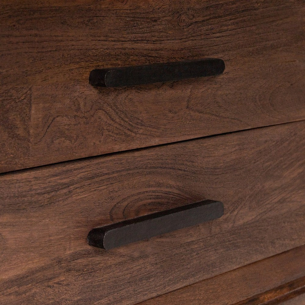 Armario de madera de mango marrón – 200 cm