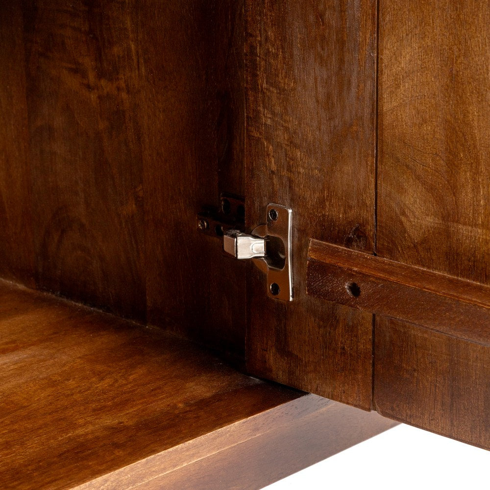 Aparador de madera de mango marrón – 150 cm