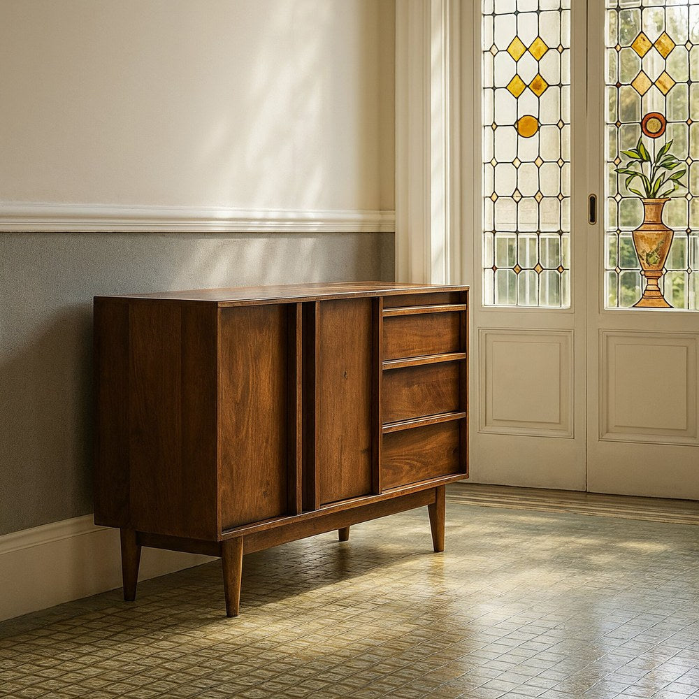 Aparador de madera de mango marrón – 150 cm