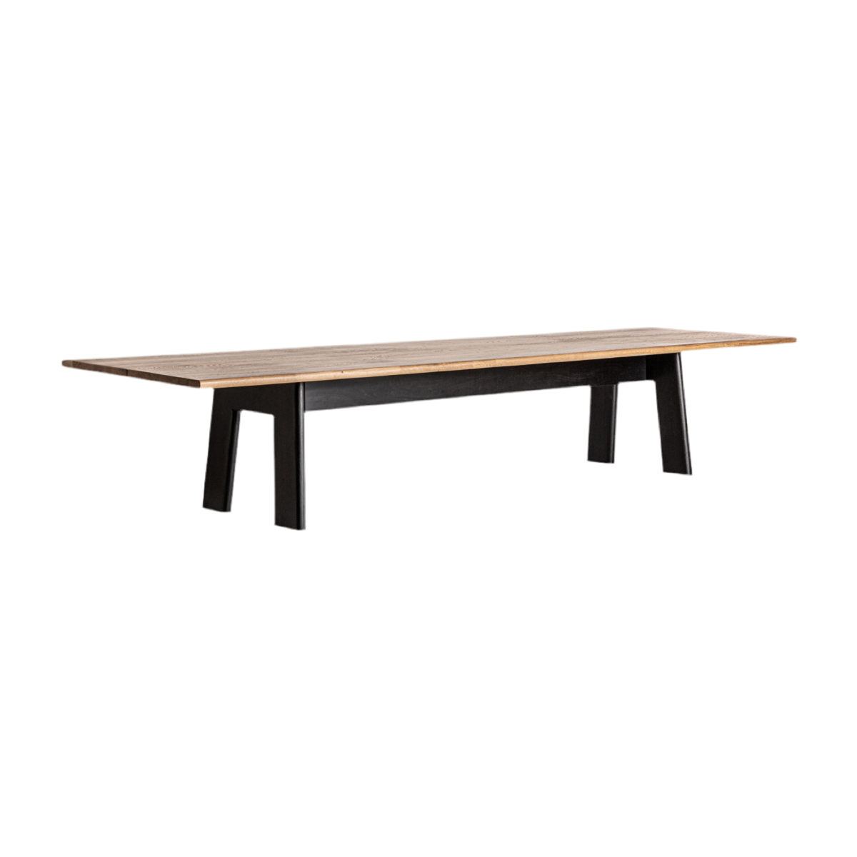 MESA COMEDOR MADERA ROBLE / MANGO 400CM.