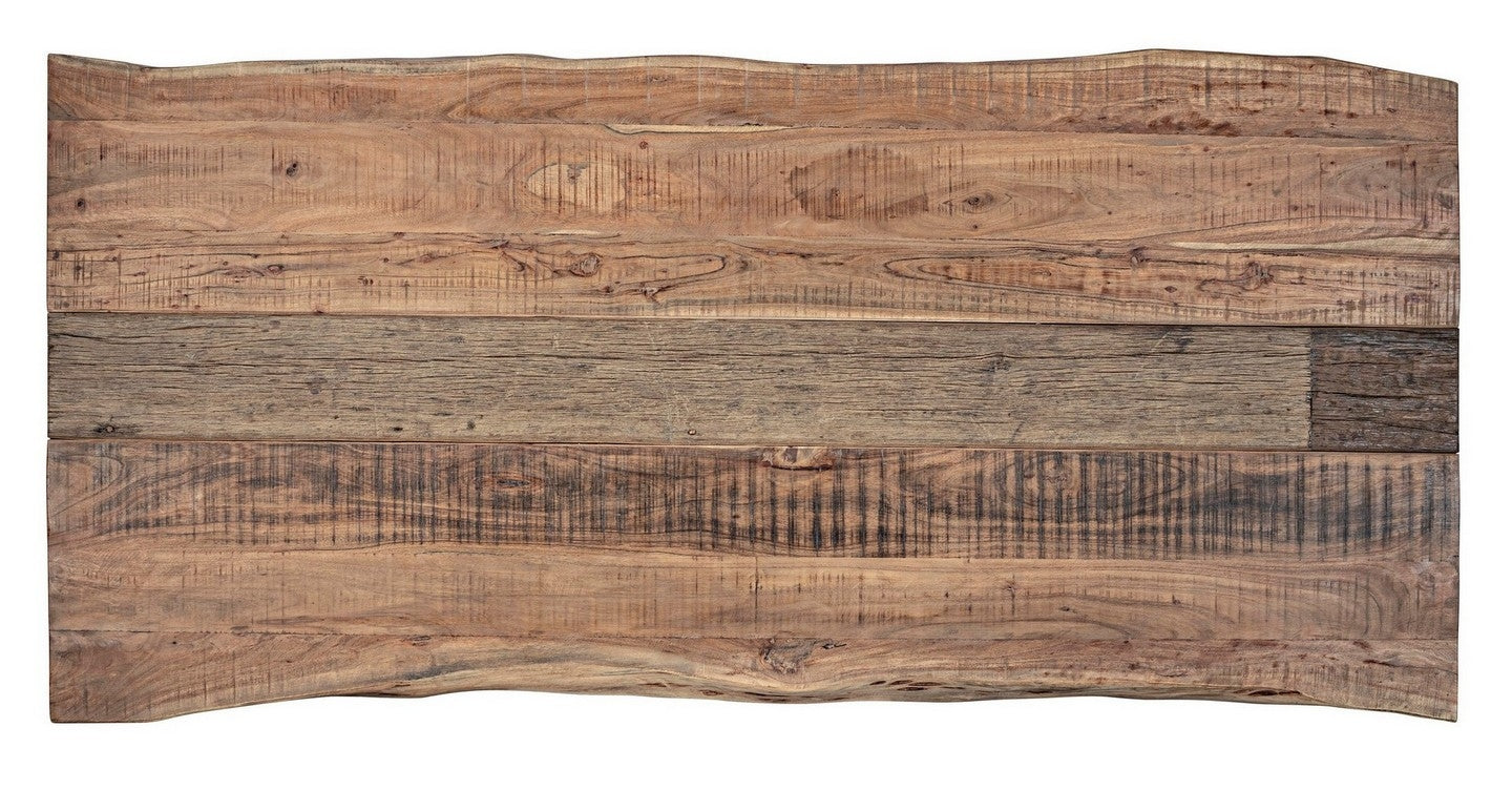 Mesa comedor madera de acacia / acero 220cm