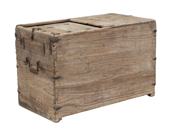 Storage chest en madera de olmo
