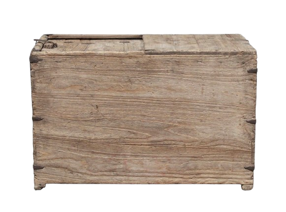 Storage chest en madera de olmo