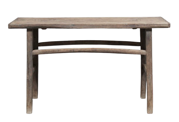 Consola en madera de olmo