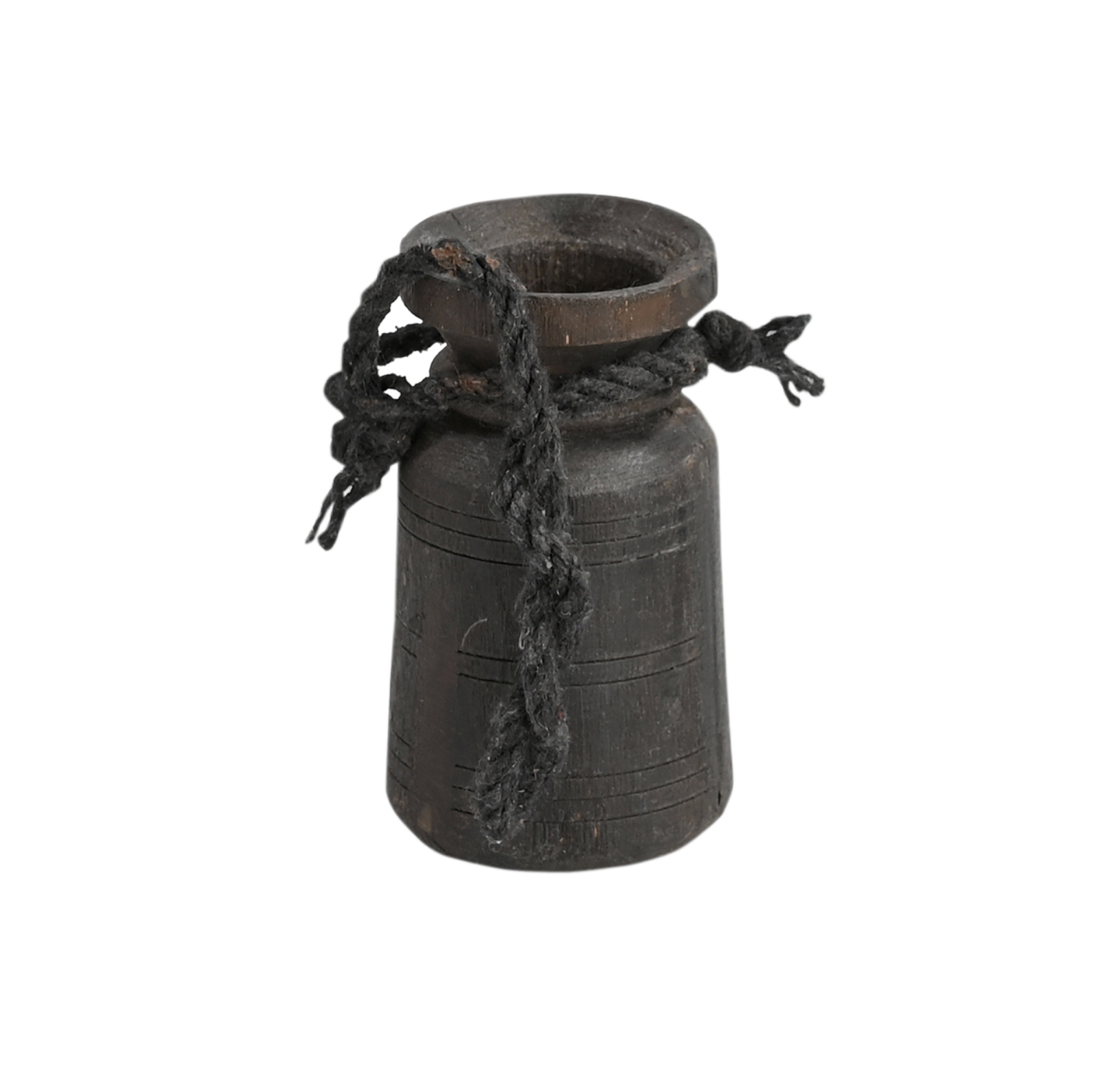 Milk pot de madera.