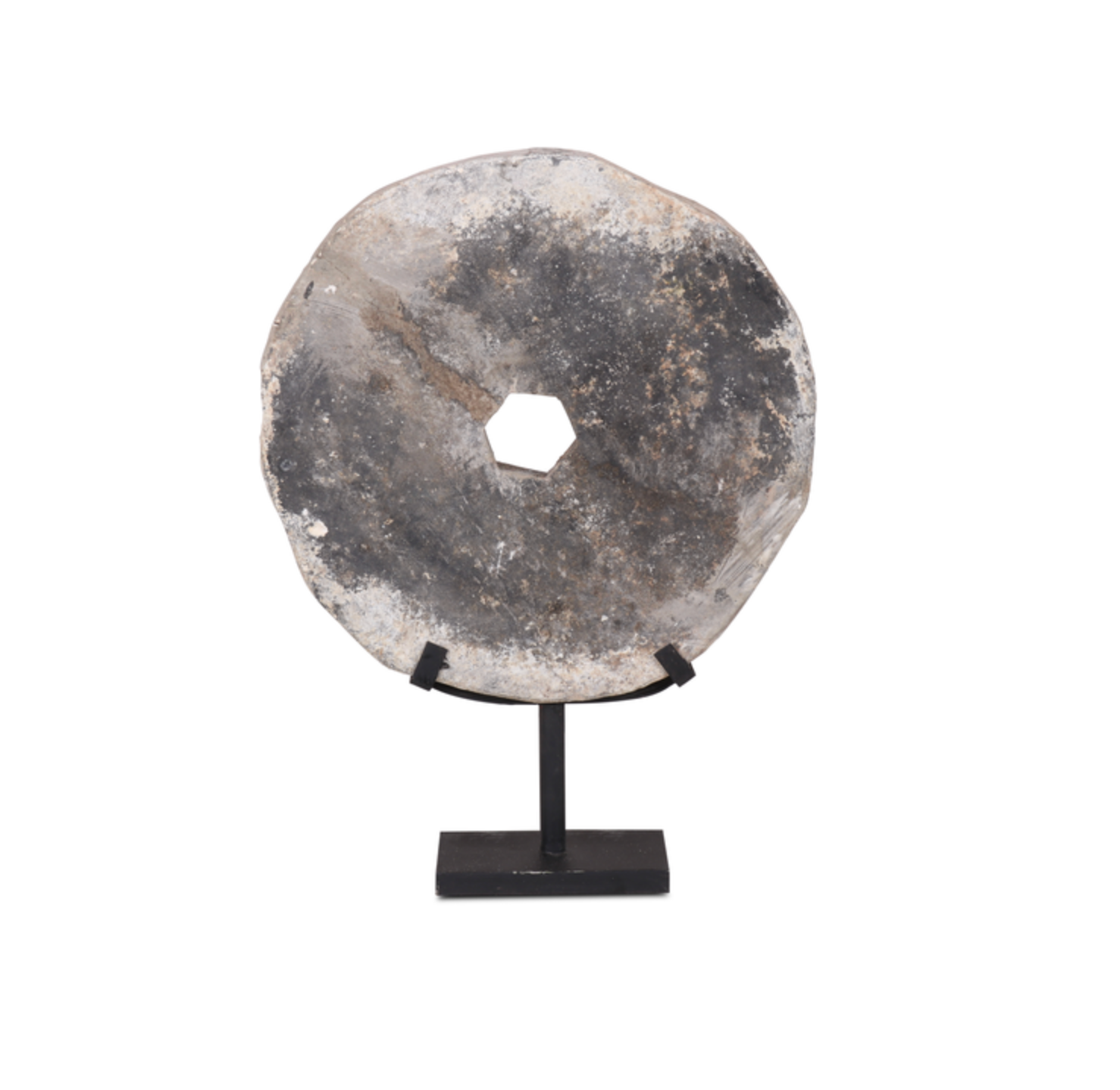 Disco de piedra antigua.
