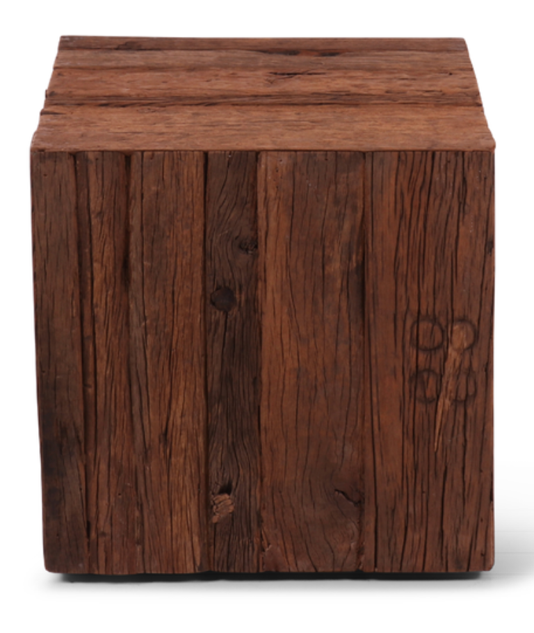 Mesa auxiliar de Madera Recuperada