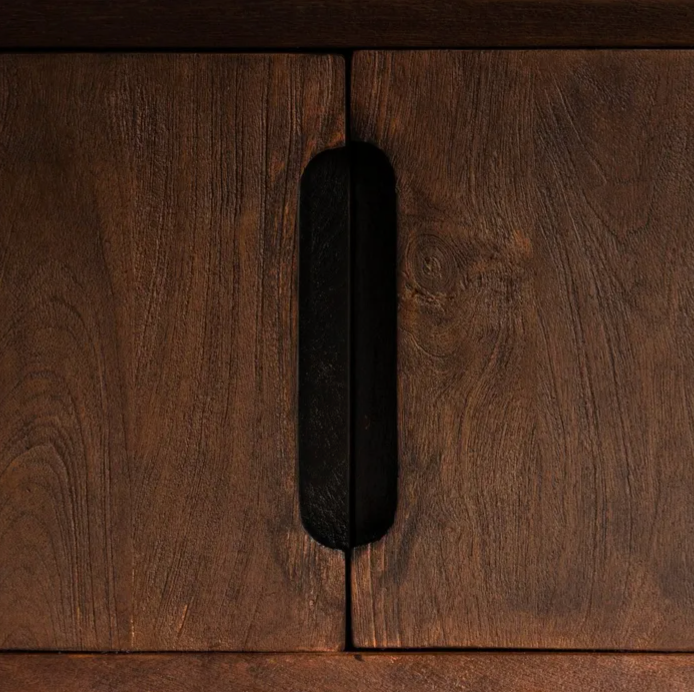 Mueble TV de madera de mango marrón – 200 cm