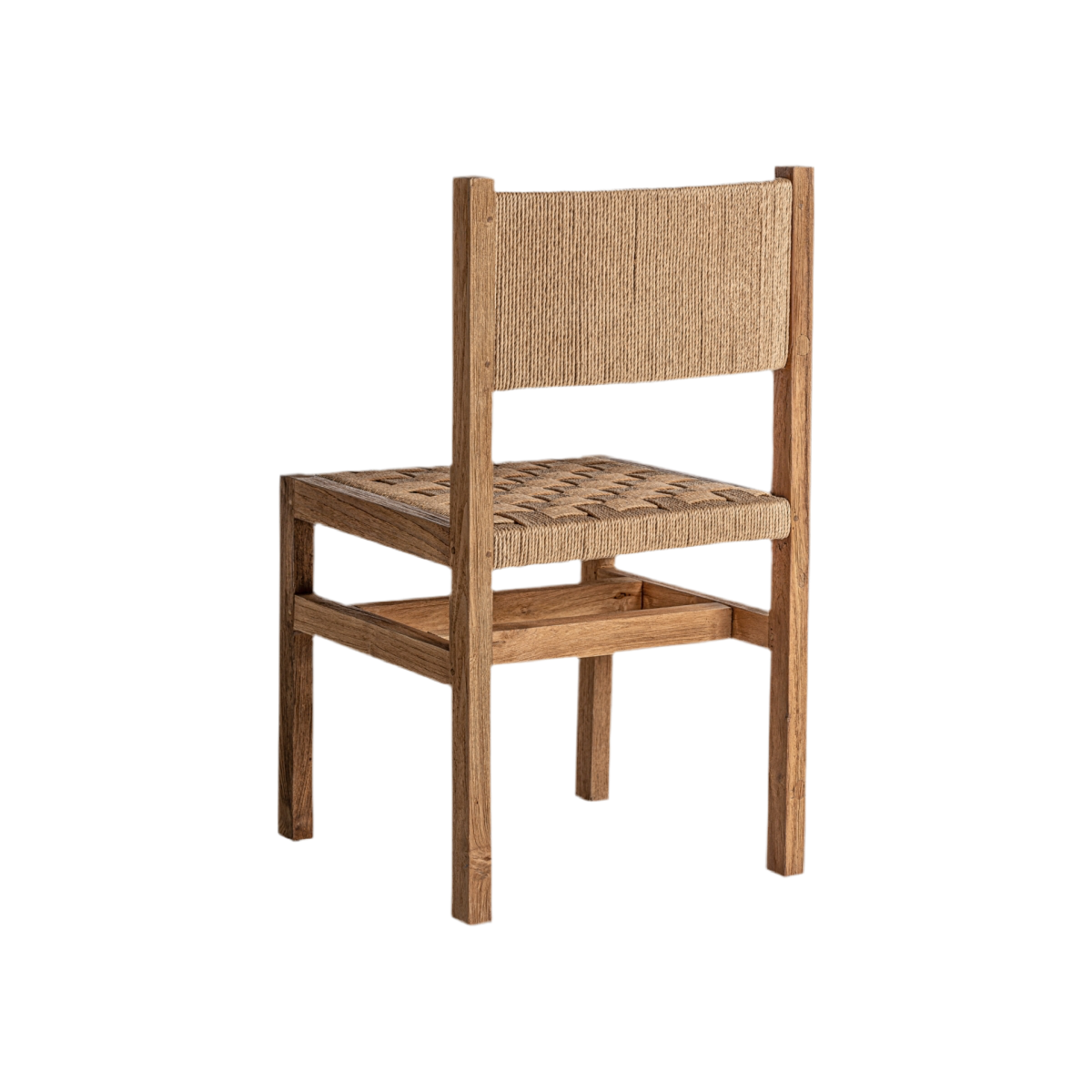 SILLA madera de teca / cuerda