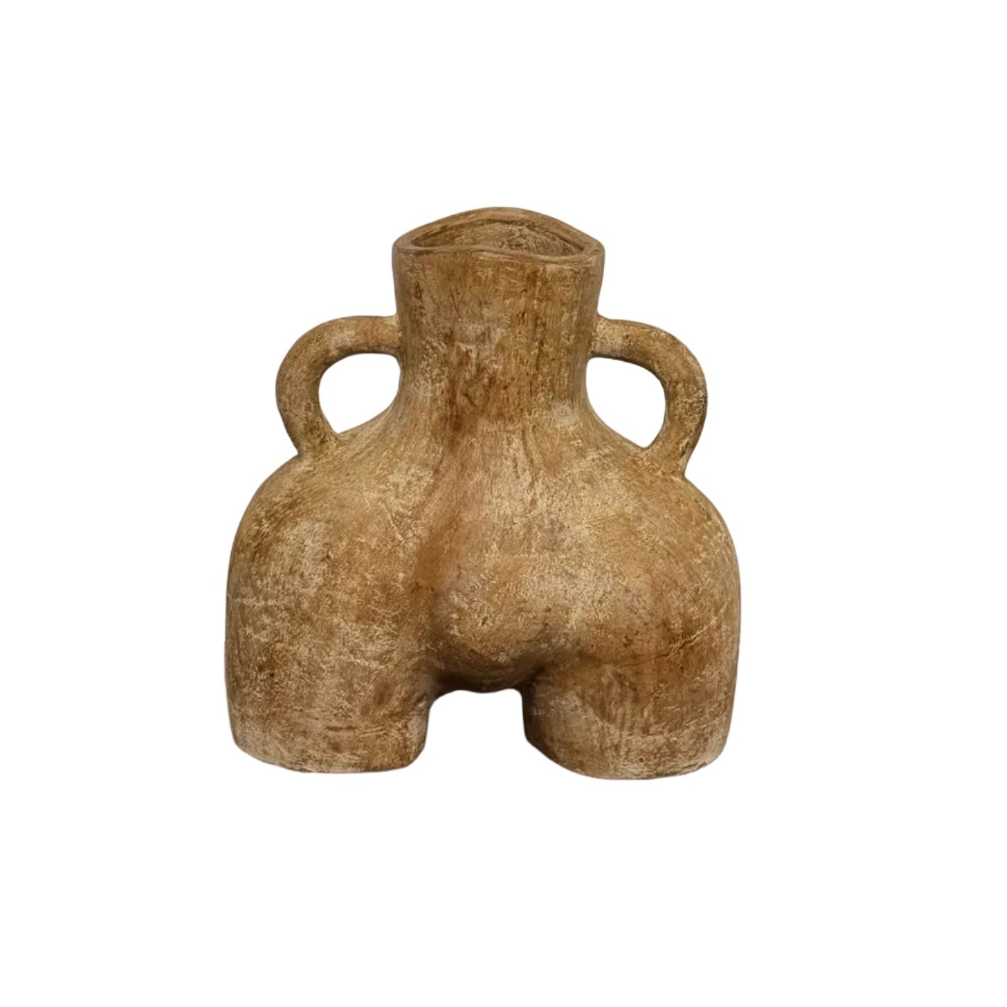Jarrón de cerámica artesanal de diseño orgánico